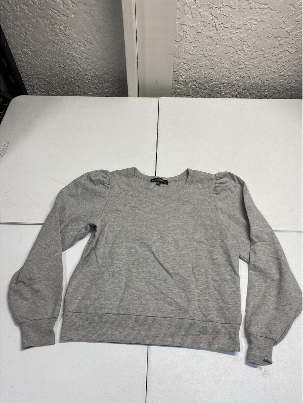 Almost Famous Grey Sweater Size Large NWT 2d
